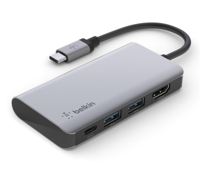Akcesoria BELKIN Adapter USB-C 4in1 Multiport AVC006btSGY